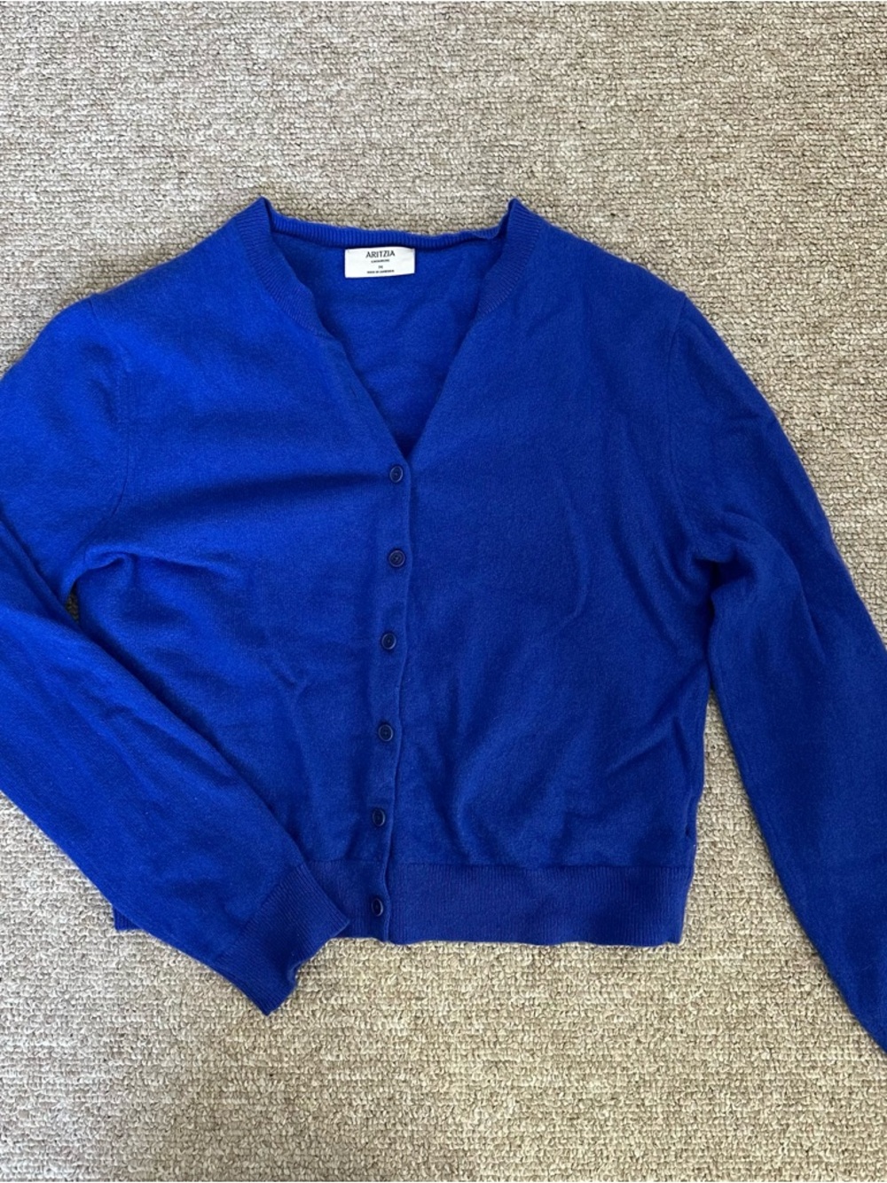 Aritzia Cashmere Button-Up Cardigan